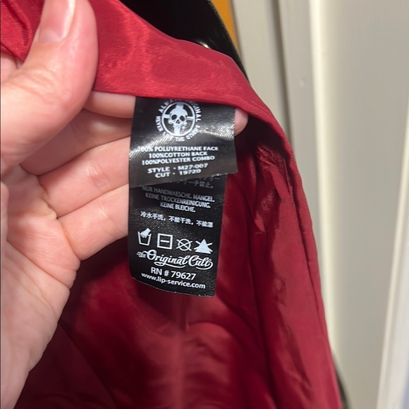 Vintage Lip Service Vice Hardcore Division Trench Coat - Picture 6 of 7